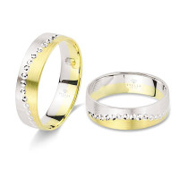 2 x Trauringe 585er Gold Hochzeitsringe  gallery