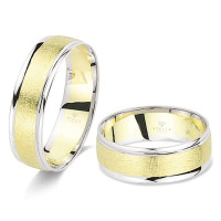 2 x Trauringe 585er Gold Hochzeitsringe  gallery