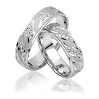 925er Silber (rhodiniert) Partnerringe P gallery