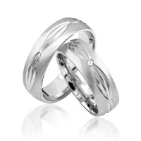 925er Silber (rhodiniert) Partnerringe P gallery