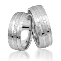 925er SIlber (rhodiniert) Partnerringe P gallery
