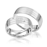 925er Silber (rhodiniert) Partnerringe P gallery