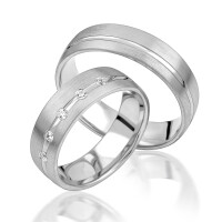 925er SIlber (rhodiniert) Partnerringe P gallery