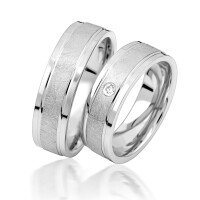925er Silber (rhodiniert) Partnerringe P gallery