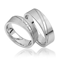 925er SIlber (rhodiniert) Partnerringe P gallery