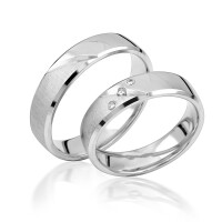 925er Silber (rhodiniert) Partnerringe P gallery