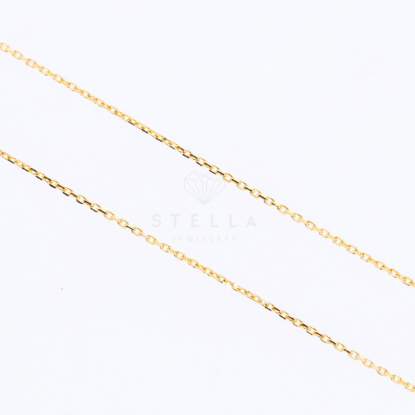 Damen Buchstabenkette Gold 585 Zirkonia Namenskette A - Z Anhänger Ge,  149,00 €