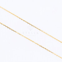 Damen Buchstabenkette Gold 585 Zirkonia Namenskette A - Z An