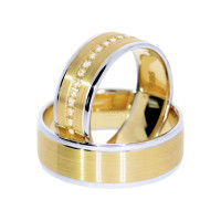 2 xTrauringe WG/GG 585 Hochzeitsringe Ve productbox