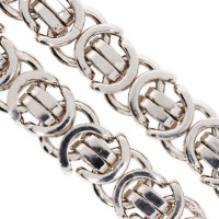 Königskette Massiv 182 Gr. Silber 925 Karabiner Verschl