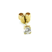 585er Gelbgold Diamanten Ohrstecker 4er Krappe 5