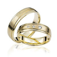 2 xTrauringe GG 375 Hochzeitsringe Verlo gallery