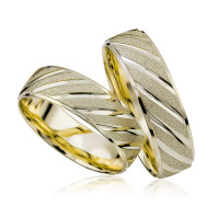 2 xTrauringe GG 375 Hochzeitsringe Verlo gallery