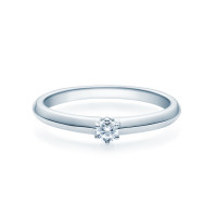 Verlobungsring 585(14K) Diamantring Wei& gallery