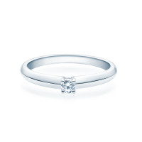 Verlobungsring 585(14K) Diamantring Wei& gallery
