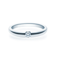 Verlobungsring 585(14K) Diamantring Wei& gallery