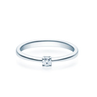 Verlobungsring 585(14K) Diamantring Wei& gallery