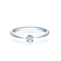 Verlobungsring 585(14K) Diamantring Wei& gallery