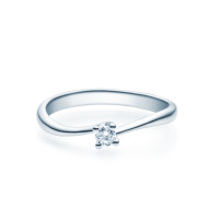 Verlobungsring 585(14K) Diamantring Wei& gallery