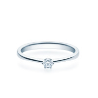 Verlobungsring 585(14K) Diamantring Wei& gallery