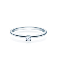 Verlobungsring 585(14K) Diamantring Wei& gallery