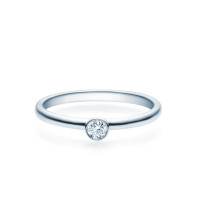 Verlobungsring 585(14K) Diamantring Wei& gallery