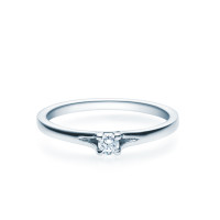 Verlobungsring 585(14K) Diamantring Wei& gallery
