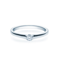 Verlobungsring 585(14K) Diamantring Wei& gallery