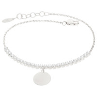 585er Weißgold Damen Armband Zirko gallery