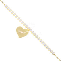 Damen Armband Gelbgold 585 Zirko gallery 10_2nd