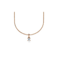 Damen Collier 585er Diamant 42cm Gold Kette Schmuck Kettenan