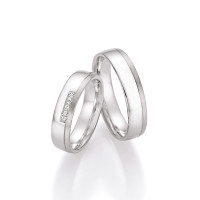 2 x 925er Silber Trauringe Eheringe Silb gallery