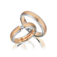 PAARPREIS Trauringe mit Diamant 585er Ge gallery
