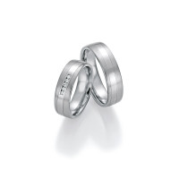 2 x Trauringe mit Diamant - White Style  gallery