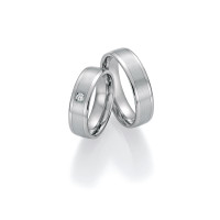 2 x Trauringe mit Diamant - White Style  gallery