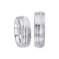 2 x Silberringe mit Diamant - EC84 Silve gallery