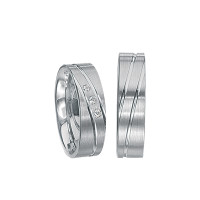2 x Silberringe mit Diamant - EC84 Silve gallery