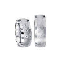 2 x Silberringe mit Diamant - EC84 Silve gallery