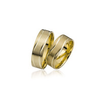 2 x Trauringe mit Diamant - Basic Kollek gallery
