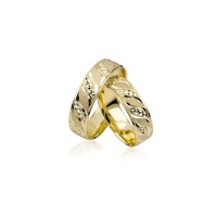 2 x Trauringe mit Diamant - Basic Kollek gallery