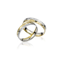 2 x Trauringe mit Diamant - Basic Kollek gallery