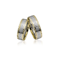 2 x Trauringe mit Diamant - Basic Kollek gallery
