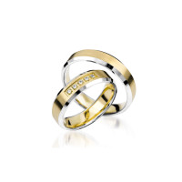 2 x Trauringe mit Diamant - Basic Kollek gallery