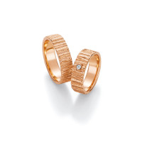 2 x Trauringe mit Diamant 585er Gold - Fascination of Art...