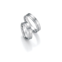 2 x Trauringe mit Diamant 500 Palladium  gallery