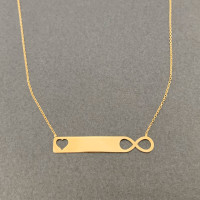 Collier mit Anhänger Infinity Herz  gallery