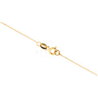 Damen Halskette mit Buchstaben Anhänger Gold 585 Namensanhänger Kette 14 Karat