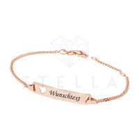 925er Silber ID Armband 17 + 2 cm Ros&ea gallery