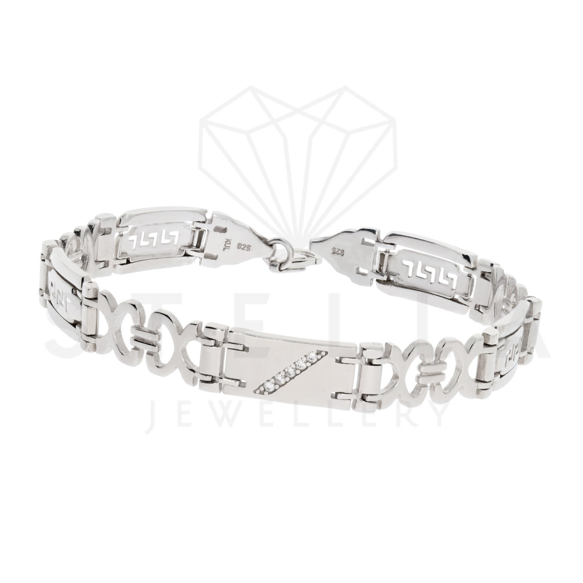 Damen Silber Armband mit Zirkonia 18 + 3 cm, 109,00 €