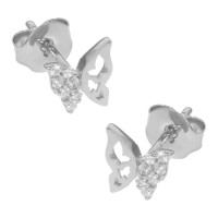 Paar 585er Gold Ohrstecker mit Zirkonia Ohrschmuck Model 9 S